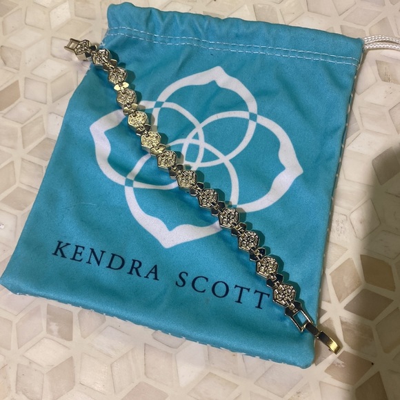 Kendra Scott Gold and Platinum Drusy Tara Bracelet - Picture 4 of 5